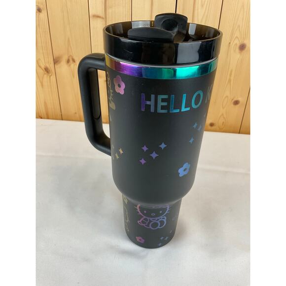 Pre-Owned Stanley Tumbler 40oz, Black Hello Kitty - Picture 2 of 5